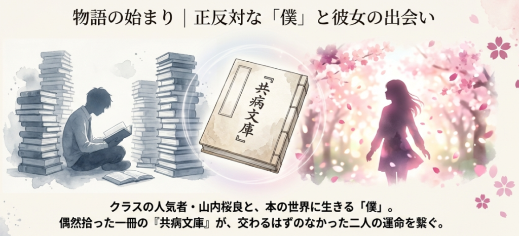 君の膵臓をたべたい 共病文庫と主人公たちの出会い