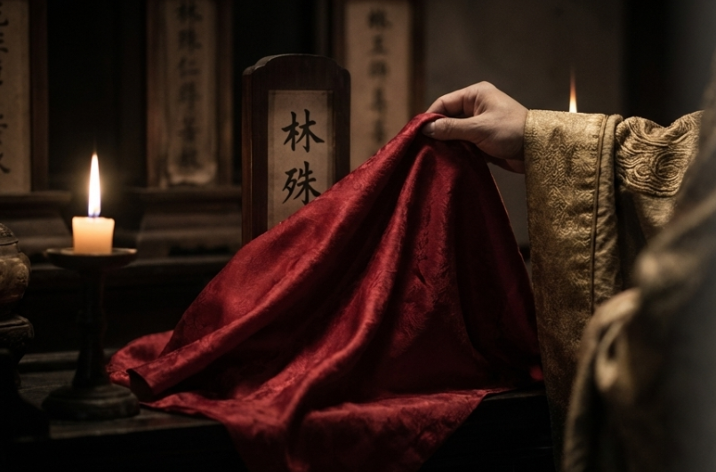 琅琊榜考察・位牌の赤い布に込められた儀礼的な意味と靖王の情愛