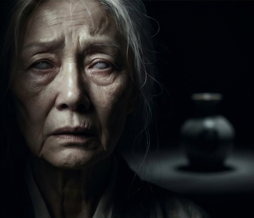 牽機薬による9年間の拷問で老婆のように変わり果てた衛嬿婉の姿