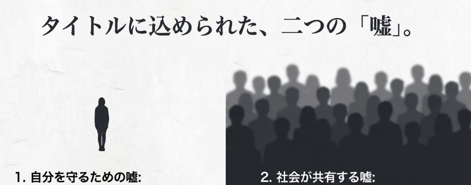 タイトルの意味 先生の白い嘘の解釈