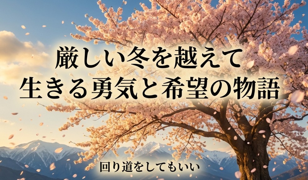 山桜が読者に伝える希望のメッセージ