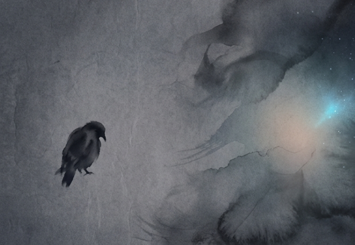 宮沢賢治よだかの星・醜いが心の優しい主人公よだかのイラスト