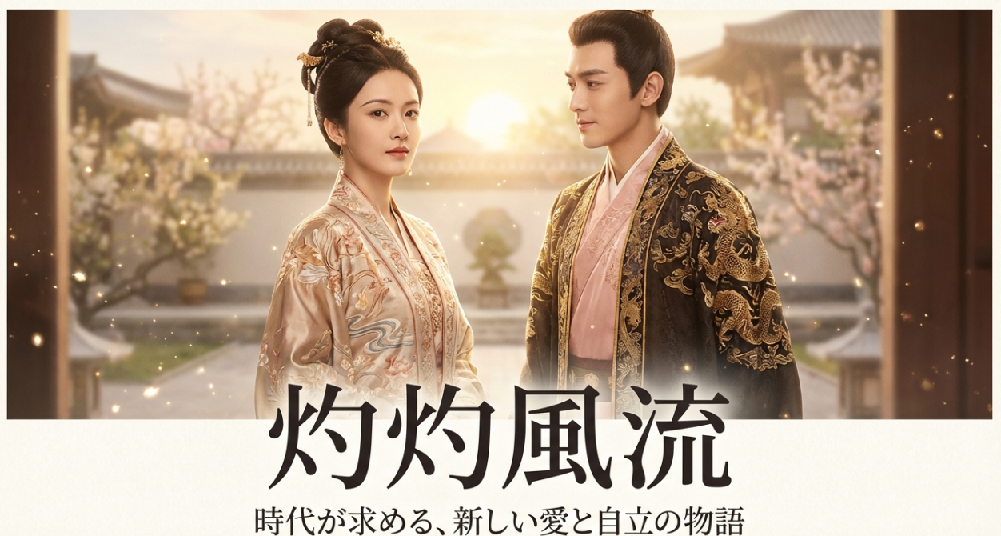 中国ドラマ『灼灼風流』タイトルスライド：時代が求める新しい愛と自立の物語